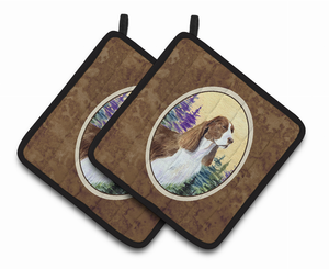 Springer Spaniel Pair of Pot Holders - 638508377180