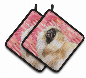 Dog Art Seasonal Pair of Pot Holders - 652259215485