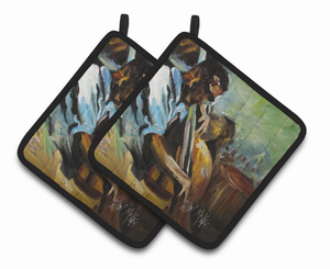 Music Pair of Pot Holders - 638508383792