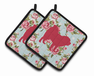 Dog Art Pair of Pot Holders - 638508370501
