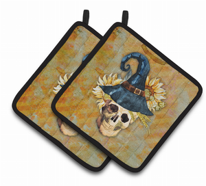 Day of the Dead Pair of Pot Holders - 638508622617