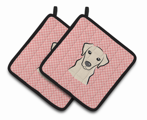 Dog Portrait on Pair of Pot Holders - 638508382047