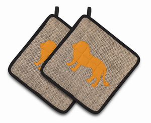 Animal Artwork Pair of Pot Holders - 638508364661