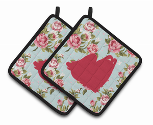 Dog Artwork Pair of Pot Holders - 638508370280