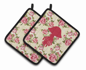 Sealife Art Pair of Pot Holders - 638508405791