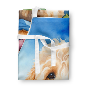 Goldendoodle in Sunflowers Apron - 198453208736