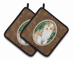 Australian Shepherd Pair of Pot Holders - 638508365422