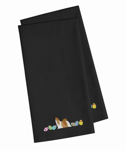 Easter Dog Design Embroidered Kitchen Towel Set of 2 - 652259229048