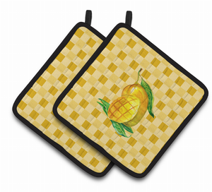 Fruit on Pair of Pot Holders - 638508826558