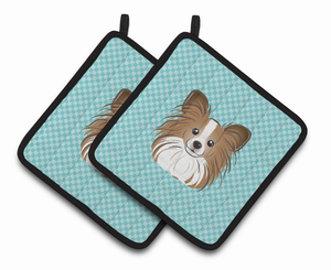 Dog Portrait on Pair of Pot Holders - 638508381682