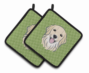Dog Portrait on Pair of Pot Holders - 638508381194