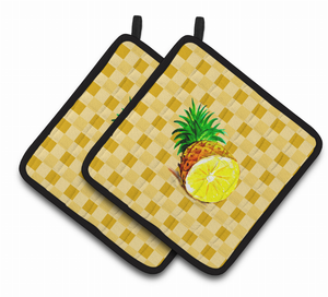 Fruit on Pair of Pot Holders - 638508826695
