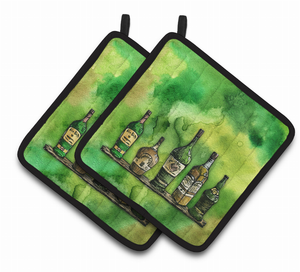 St Patrick's Day Pair of Pot Holders - 638508729149