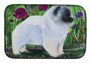 Keeshond Dish Drying Mat - 652259257249