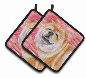 Dog Art Seasonal Pair of Pot Holders - 652259215621