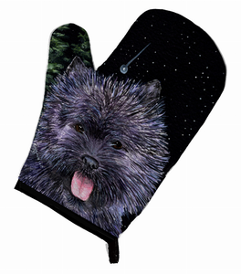 Starry Night Cairn Terrier Oven Mitt - 638508498793
