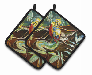 Birds Pair of Pot Holders - 638508383235
