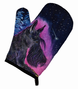 Starry Night Scottish Terrier Oven Mitt - 638508498458