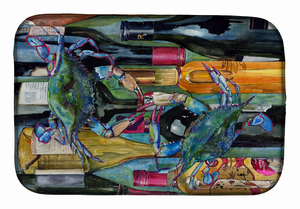 Sealife/Crab Themed Dish Drying Mat - 652259237852