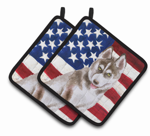 Dog Art Seasonal Pair of Pot Holders - 652259214761