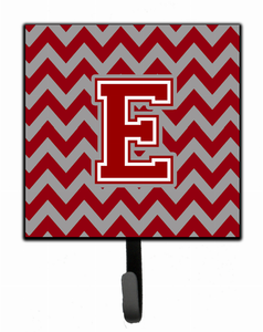 Letter Chevron Maroon and White Leash or Key Holder - 638508307316