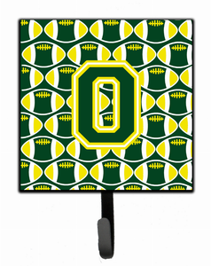 Letter Football Green and Yellow Leash or Key Holder - 638508313867