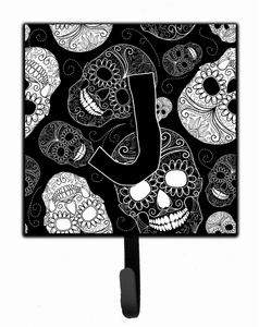 Day of the Dead Skulls Black Leash or Key Holder - 615872992928