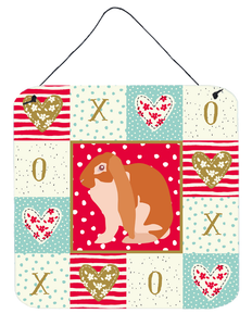 English Lop Rabbit Love Wall or Door Hanging Prints - 194030128442