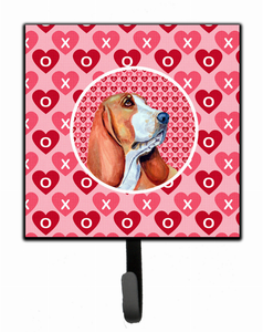 Dog Love and Valentine's Day Portrait Leash or Key Holder - 705332232852