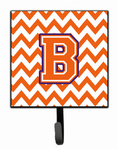 Letter Chevron Orange and Regalia Leash or Key Holder - 638508310354