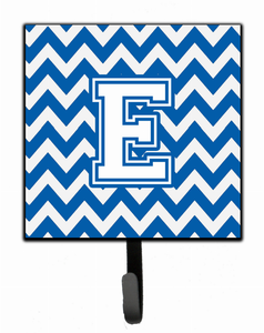 Letter Chevron Blue and White Leash or Key Holder - 638508306319