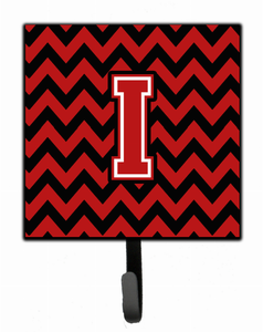Letter Chevron Black and Red   Leash or Key Holder - 638508306852