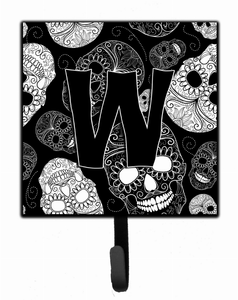 Day of the Dead Skulls Black Leash or Key Holder - 615872993055