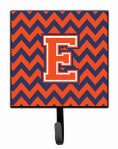 Letter Chevron Orange and Blue Leash or Key Holder - 638508305565