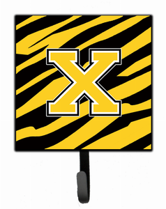 Letter Initial Tiger Stripe - Black Gold  Leash or Key Holder - 615872517480