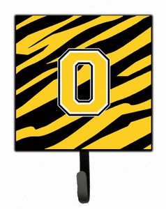 Letter Initial Tiger Stripe - Black Gold  Leash or Key Holder - 615872517398