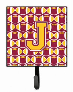 Monogram Letter Football Leash or Key Holder - 638508315373