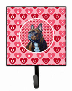 Dog Love and Valentine's Day Portrait Leash or Key Holder - 705332232937