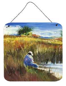 Fishing on the bank Wall or Door Hanging Prints - 615872966462