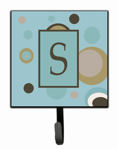 Letter Initial Monogram - Blue Dots Leash or Key Holder - 615872515707