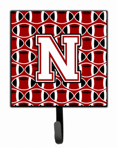 Monogram Letter Football Leash or Key Holder - 638508315670