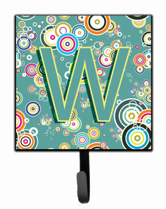 Circle Circle Teal Initial Alphabet Leash or Key Holder - 615872994878