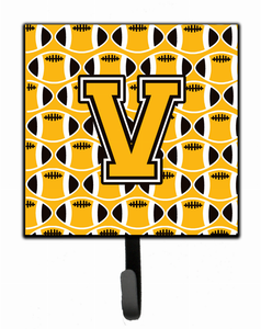 Monogram Letter Football Leash or Key Holder - 638508315236