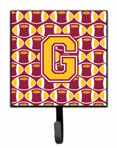 Monogram Letter Football Leash or Key Holder - 638508315342