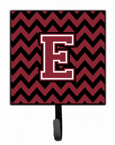 Letter Chevron Garnet and Black  Leash or Key Holder - 638508308061