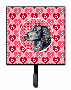 Dog Love and Valentine's Day Portrait Leash or Key Holder - 705332232746