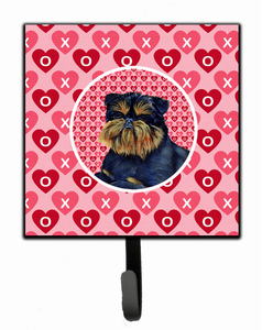 Dog Love and Valentine's Day Portrait Leash or Key Holder - 705332232968