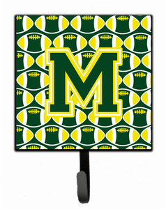 Letter Football Green and Yellow Leash or Key Holder - 638508313843