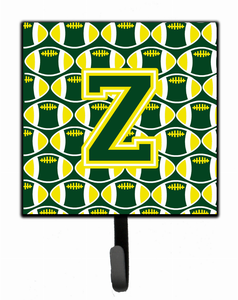 Letter Football Green and Yellow Leash or Key Holder - 638508313973