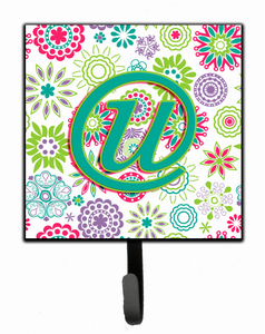 Flowers Initial Leash or Key Holder - 615872993819